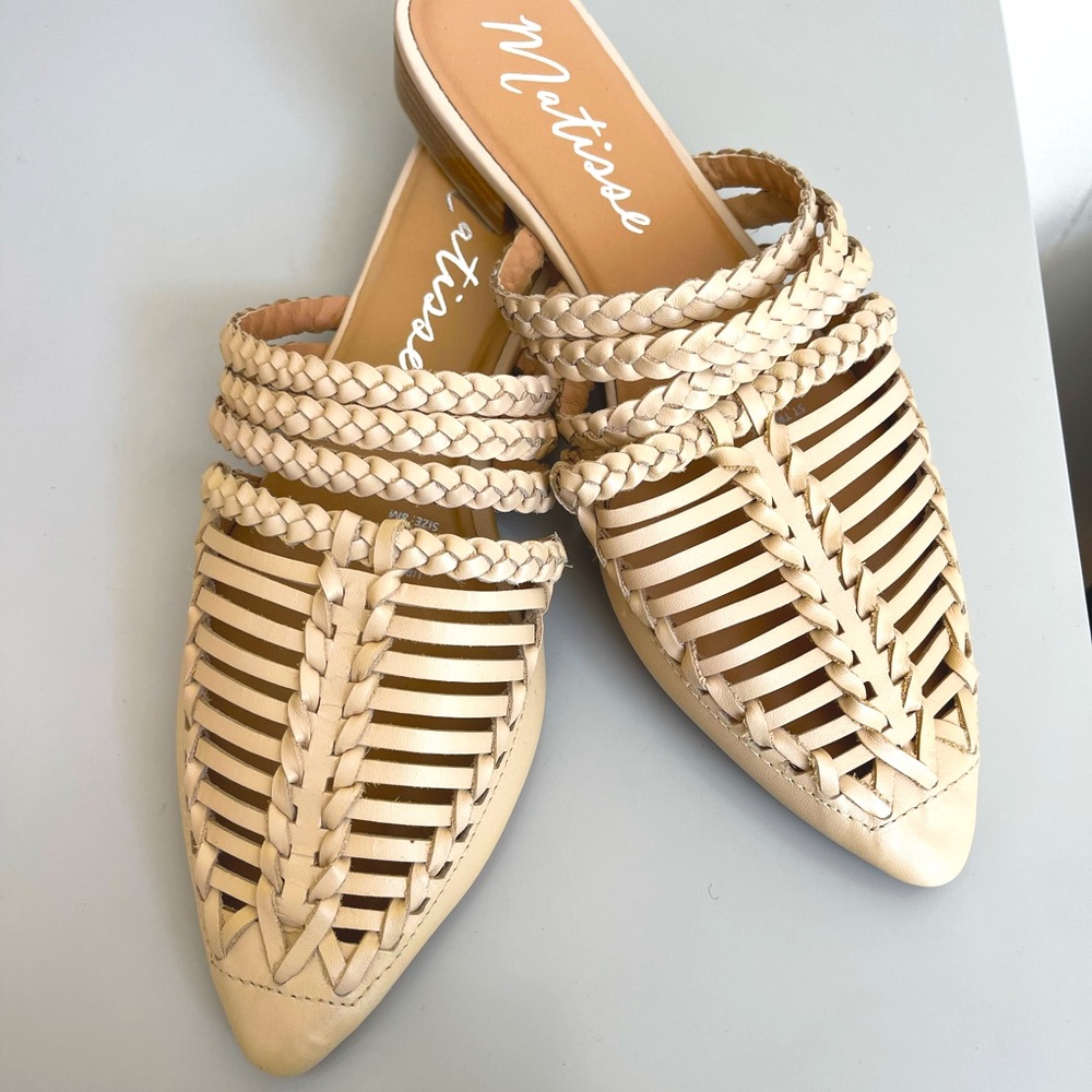 St Tropez Leather Slide from Matisse